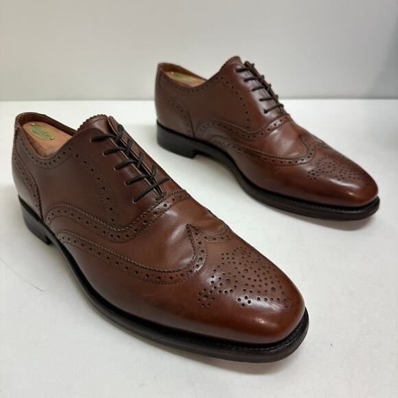 EUC Crockett & Jones x Polo Ralph Lauren Brown Calf Wingtip Benchmade England 11 main image 8